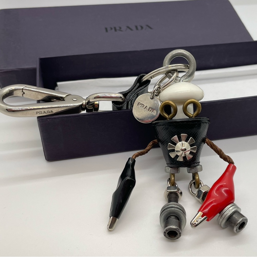 EUC PRADA limited edition robot collection keychain